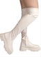 Pull up boots, low side, zipper